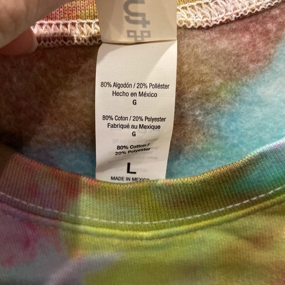 Ice dyed homemade sweatshirt size large - Picture 4 of 5